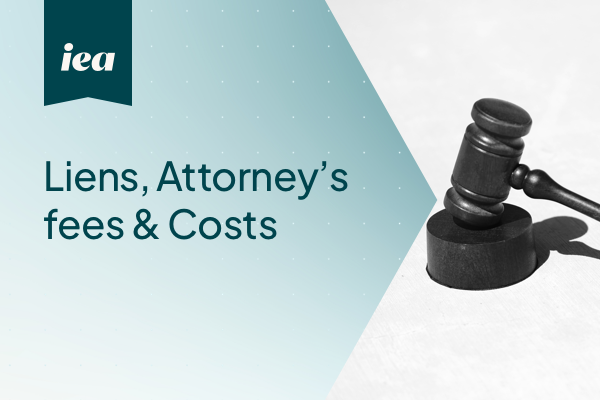 WCLP25: Liens, Attorneys' Fees, and Costs