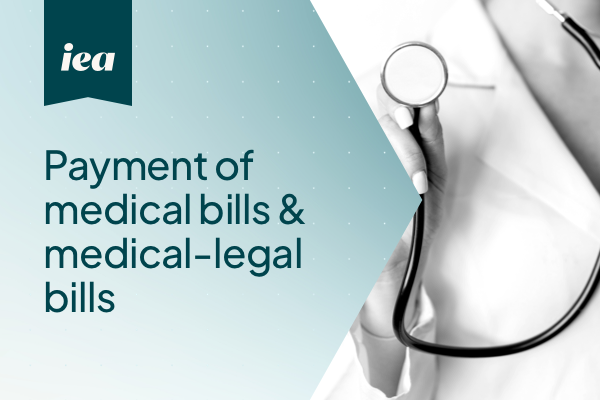 WCLP12: Payment of Medical Treatment and Medical-Legal Bills